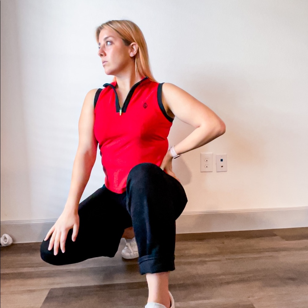 Lauren Active by Ralph Lauren Quarter Zip Tank Top